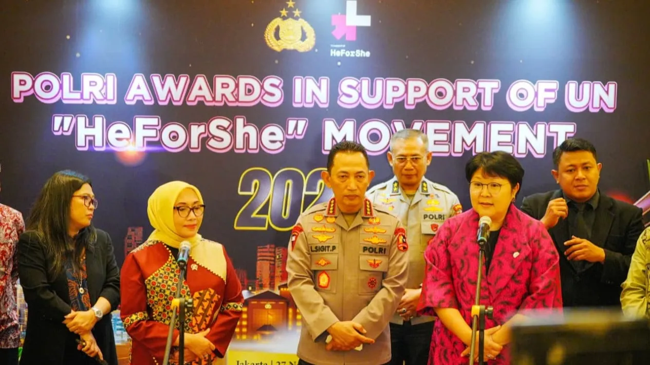 Komitmen Polri Dapatkan Pengakuan Internasional: UN Women Apresiasi Pelaksanaan 'HeForShe' Awards 2025